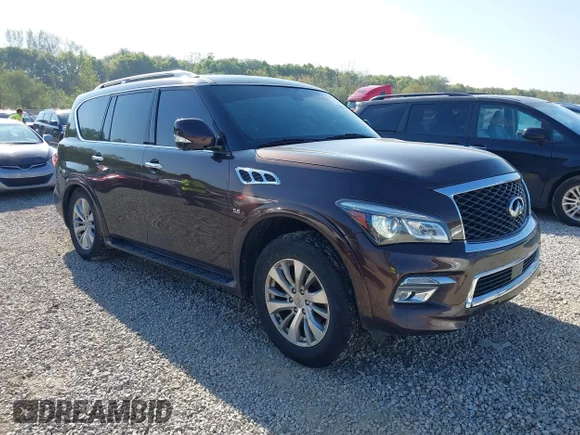 ✅ 2017 Infiniti QX80 Limited • VIN: JN8AZ2NEXH9154236 • Lot: 43311603. Wystawiony na IAAI z przebiegiem 160 416 mil. Bezpłatny archiwum sprzedaży aukcyjnych z USA i szczegółowy raport historii pojazdu na DreamBid. Zdjęcie 1.