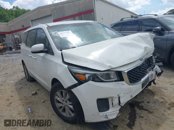 ✅ 2016 Kia Sedona LX • VIN: KNDMB5C10G6172226 • Lot: 44947891. Wystawiony na IAAI z przebiegiem Nie podano. Bezpłatny archiwum sprzedaży aukcyjnych z USA i szczegółowy raport historii pojazdu na DreamBid. Zdjęcie 1.