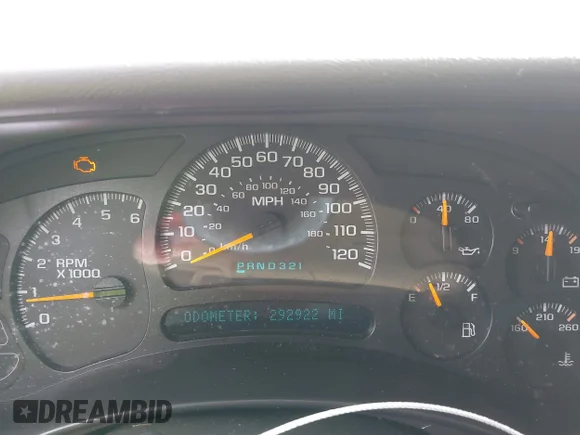 ✅ 2004 Chevrolet Tahoe LT • VIN: 1GNEC13Z14R293526 • Lot: 45158096. Listed on IAAI with 292,922 mi. Free auction sales archive from the USA and detailed vehicle history report at DreamBid. Image 7.