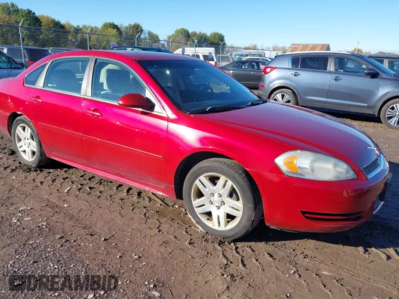 ✅ 2013 Chevrolet Impala LT • VIN: 2G1WG5E34D1211260 • Lot: 43390361. Listed on IAAI with 220,900 mi. Free auction sales archive from the USA and detailed vehicle history report at DreamBid. Image 1.