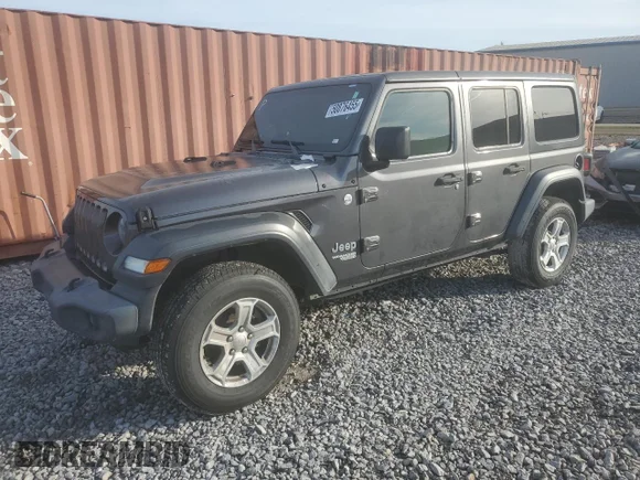 ✅ 2020 Jeep Wrangler Unlimited Willys Sport • VIN: 1C4HJXDG0LW330576 • Lot: 50876455. Wystawiony na Copart z przebiegiem 85 097 mil. Bezpłatny archiwum sprzedaży aukcyjnych z USA i szczegółowy raport historii pojazdu na DreamBid. Zdjęcie 1.