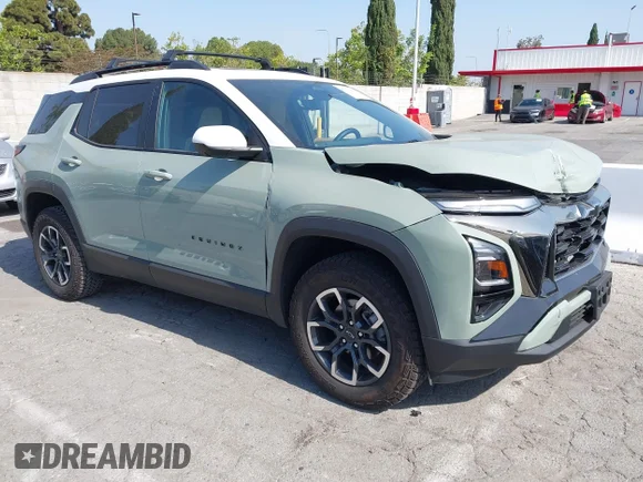 ✅ 2025 Chevrolet Equinox AWD ACTIV • VIN: 3GNAXSEG2SL198823 • Лот: 45177890. Опубликован ранее на IAAI с пробегом 12 186 миль. Бесплатный доступ к архиву аукционных продаж из США и подробный отчёт об истории автомобиля на DreamBid. Изображение 1.