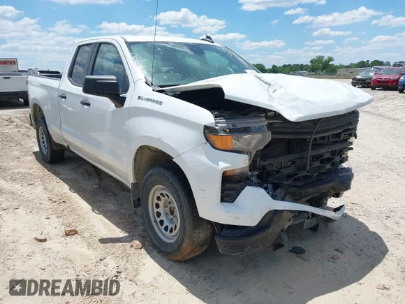 ✅ 2024 Chevrolet Silverado 1500 Work Truck • VIN: 1GCRAAEK2RZ144436 • Лот: 44999777. Опубликован ранее на IAAI с пробегом 91 616 миль. Бесплатный доступ к архиву аукционных продаж из США и подробный отчёт об истории автомобиля на DreamBid. Изображение 1.