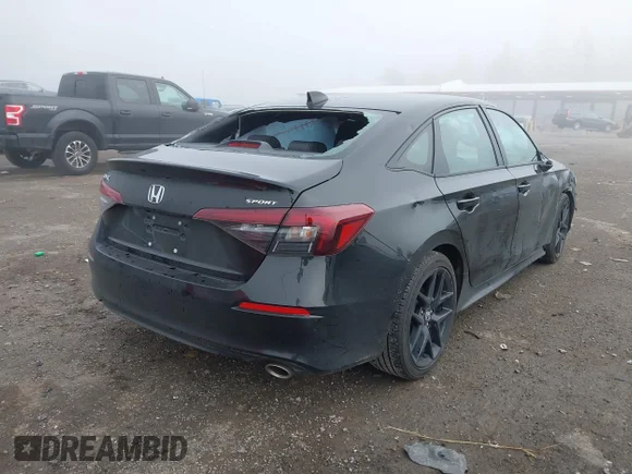 ✅ 2025 Honda Civic Sport • VIN: 2HGFE2F55SH582316 • Lot: 44198685. Wystawiony na IAAI z przebiegiem 7 189 mil. Bezpłatny archiwum sprzedaży aukcyjnych z USA i szczegółowy raport historii pojazdu na DreamBid. Zdjęcie 4.