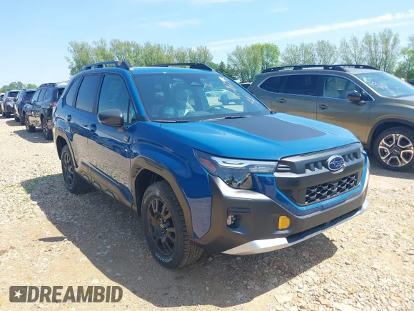 ✅ 2026 Subaru Forester Wilderness • VIN: 4S4SLDL62T3093528 • Лот: 45202598. Опубликован ранее на IAAI с пробегом 4 миль. Бесплатный доступ к архиву аукционных продаж из США и подробный отчёт об истории автомобиля на DreamBid. Изображение 1.