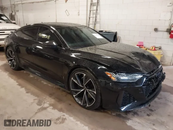 ✅ 2021 Audi RS 7 • VIN: WUAPCBF22MN906026 • Lot: 44965308. Listed on IAAI with 34,722 mi. Free auction sales archive from the USA and detailed vehicle history report at DreamBid. Image 1.