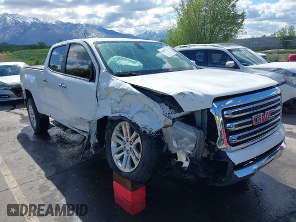 ✅ 2015 GMC Canyon 4WD SLT • VIN: 1GTG6CE34F1192799 • Лот: 44897119. Опубликован ранее на IAAI с пробегом 170 517 миль. Бесплатный доступ к архиву аукционных продаж из США и подробный отчёт об истории автомобиля на DreamBid. Изображение 1.