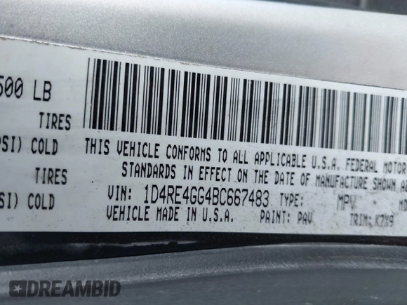 ✅ 2011 Dodge Durango Crew • VIN: 1D4RE4GG0BC692851 • Lot: 44130997. Wystawiony na IAAI z przebiegiem 183 175 mil. Bezpłatny archiwum sprzedaży aukcyjnych z USA i szczegółowy raport historii pojazdu na DreamBid. Zdjęcie 9.