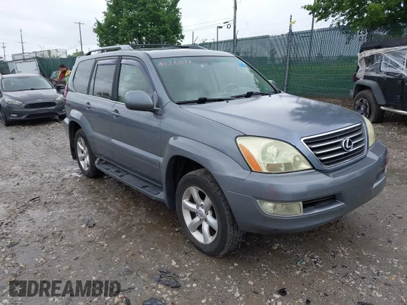 ✅ 2006 Lexus GX 470 • VIN: JTJBT20X960101603 • Lot: 42268128. Wystawiony na IAAI z przebiegiem 222 674 mil. Bezpłatny archiwum sprzedaży aukcyjnych z USA i szczegółowy raport historii pojazdu na DreamBid. Zdjęcie 1.