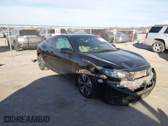 ✅ 2017 Honda Civic EX-L • VIN: 2HGFC3B7XHH351701 • Lot: 43895368. Listed on IAAI with 105,253 mi. Free auction sales archive from the USA and detailed vehicle history report at DreamBid. Image 1.