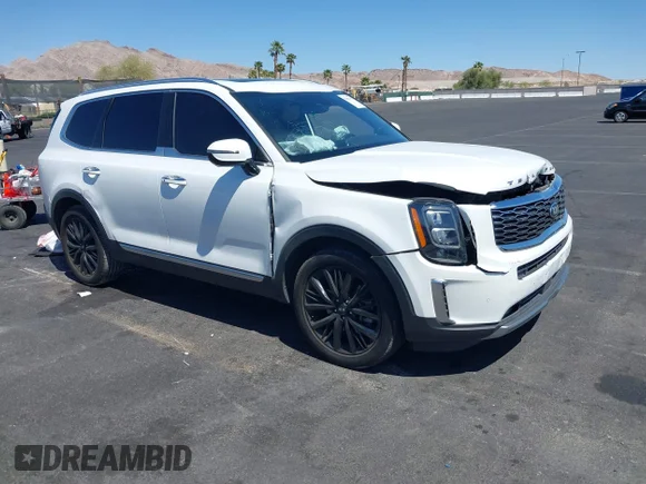 ✅ 2020 Kia Telluride SX • VIN: 5XYP54HC7LG055081 • Lot: 42004793. Listed on IAAI with 92,091 mi. Free auction sales archive from the USA and detailed vehicle history report at DreamBid. Image 1.