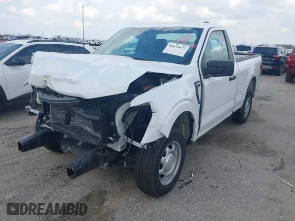 ✅ 2024 Ford F-150 XL • VIN: 1FTMF1K50RKD28681 • Лот: 44033672. Опубліковано раніше на IAAI з пробігом 12 222 миль. Безкоштовний доступ до архіву аукціонних продажів зі США та докладний звіт про історію автомобіля на DreamBid. Зображення 6.