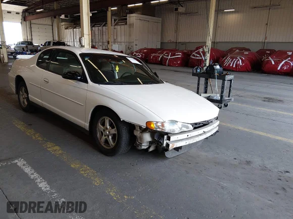 ✅ 2003 Chevrolet Monte Carlo LS • VIN: 2G1WW12E439406146 • Lot: 44846038. Listed on IAAI with 119,891 mi. Free auction sales archive from the USA and detailed vehicle history report at DreamBid. Image 1.