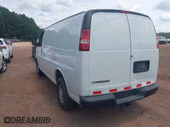 ✅ 2019 Chevrolet Express 2500 • VIN: 1GCWGAFBXK1277059 • Lot: 42480919. Listed on IAAI with 99,836 mi. Free auction sales archive from the USA and detailed vehicle history report at DreamBid. Image 3.