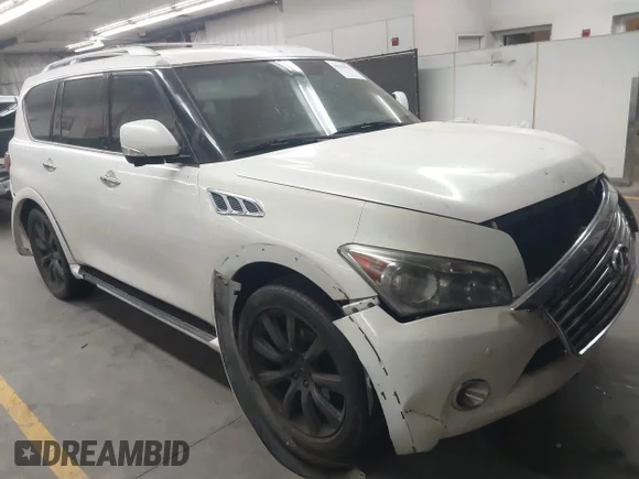 ✅ 2012 Infiniti QX56 8-passenger • VIN: JN8AZ2NC9C9316770 • Lot: 45559678. Listed on IAAI with 178,108 mi. Free auction sales archive from the USA and detailed vehicle history report at DreamBid. Image 1.