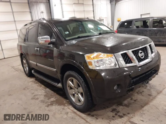 ✅ 2012 Nissan Armada Platinum • VIN: 5N1BA0NC9CN613083 • Lot: 45208433. Wystawiony na IAAI z przebiegiem 138 205 mil. Bezpłatny archiwum sprzedaży aukcyjnych z USA i szczegółowy raport historii pojazdu na DreamBid. Zdjęcie 1.