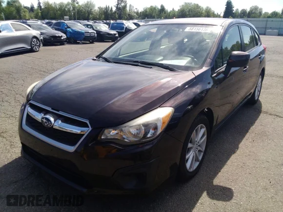 ✅ 2013 Subaru Impreza Premium • VIN: JF1GPAB61DH855126 • Lot: 58156136. Listed on Copart with 81,948 mi. Free auction sales archive from the USA and detailed vehicle history report at DreamBid. Image 1.