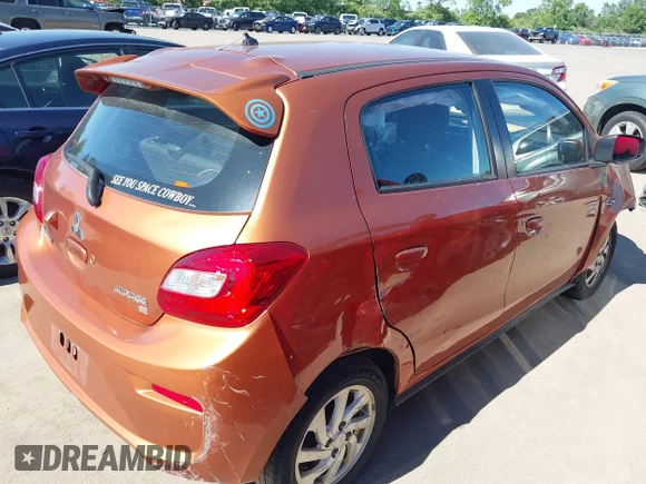 ✅ 2018 Mitsubishi Mirage SE • VIN: ML32A4HJXJH008381 • Лот: 45444409. Опубліковано раніше на IAAI з пробігом 48 168 миль. Безкоштовний доступ до архіву аукціонних продажів зі США та докладний звіт про історію автомобіля на DreamBid. Зображення 4.
