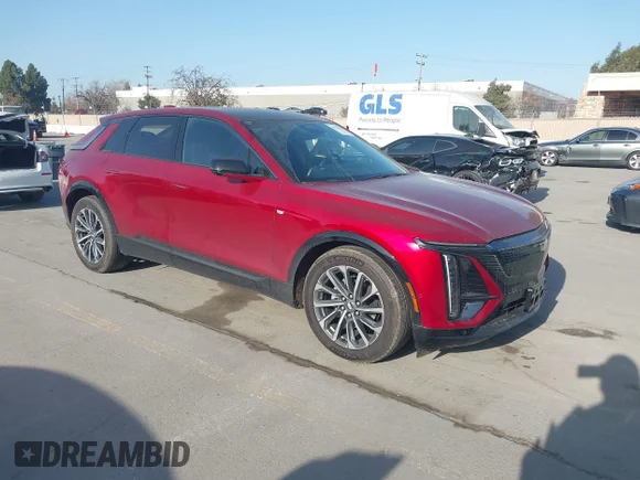 ✅ 2024 Cadillac LYRIQ Sport • VIN: 1GYKPTRK3RZ136930 • Lot: 44279229. Listed on IAAI with 13,692 mi. Free auction sales archive from the USA and detailed vehicle history report at DreamBid. Image 1.