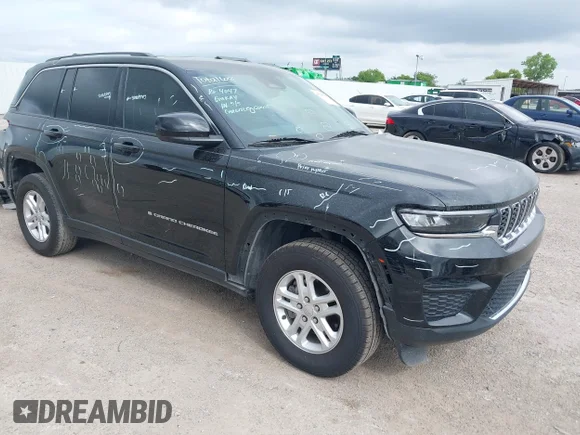 ✅ 2023 Jeep Grand Cherokee Laredo • VIN: 1C4RJHAG0PC549107 • Lot: 45298270. Listed on IAAI with 100,665 mi. Free auction sales archive from the USA and detailed vehicle history report at DreamBid. Image 1.