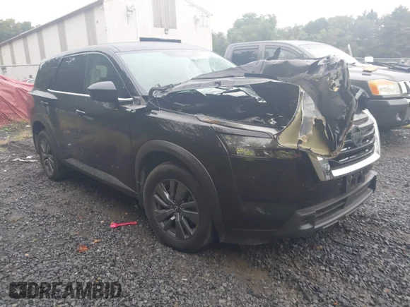 ✅ 2024 Nissan Pathfinder S • VIN: 5N1DR3AC5RC297629 • Лот: 43299692. Опубликован ранее на IAAI с пробегом 27 899 миль. Бесплатный доступ к архиву аукционных продаж из США и подробный отчёт об истории автомобиля на DreamBid. Изображение 1.