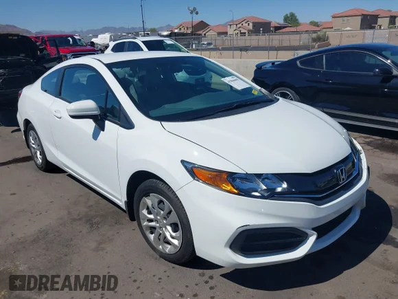 ✅ 2014 Honda Civic LX • VIN: 2HGFG3B58EH502467 • Lot: 45066698. Listed on IAAI with 39,360 mi. Free auction sales archive from the USA and detailed vehicle history report at DreamBid. Image 1.