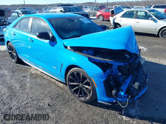 ✅ 2022 Cadillac CT4-V Blackwing • VIN: 1G6D75RP0N0410074 • Lot: 41415923. Listed on IAAI with 22,153 mi. Free auction sales archive from the USA and detailed vehicle history report at DreamBid. Image 1.
