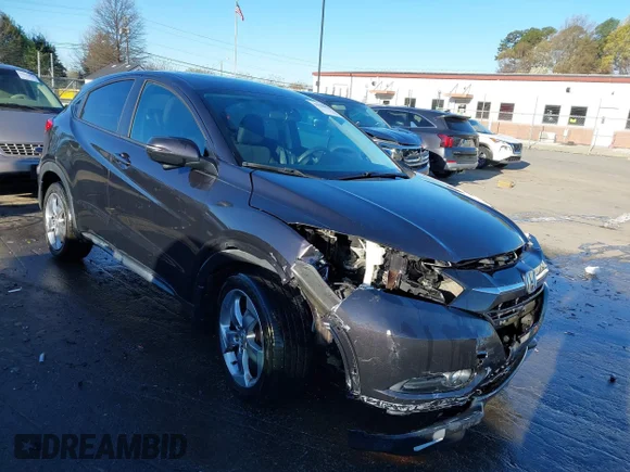 ✅ 2016 Honda HR-V EX • VIN: 3CZRU6H50GM762955 • Lot: 44588030. Listed on IAAI with 106,050 mi. Free auction sales archive from the USA and detailed vehicle history report at DreamBid. Image 1.