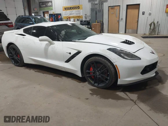 ✅ 2015 Chevrolet Corvette Z51 3LT • VIN: 1G1YM2D76F5112915 • Lot: 45120860. Listed on IAAI with 40,293 mi. Free auction sales archive from the USA and detailed vehicle history report at DreamBid. Image 1.