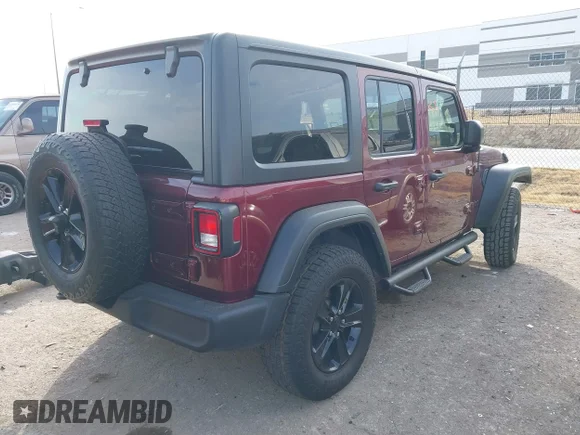 ✅ 2021 Jeep Wrangler Unlimited Islander • VIN: 1C4HJXDG9MW677177 • Lot: 44178195. Wystawiony na IAAI z przebiegiem 46 594 mil. Bezpłatny archiwum sprzedaży aukcyjnych z USA i szczegółowy raport historii pojazdu na DreamBid. Zdjęcie 4.
