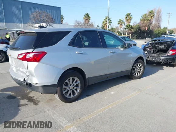 ✅ 2019 Chevrolet Equinox LS • VIN: 2GNAXHEV9K6216501 • Lot: 44268133. Wystawiony na IAAI z przebiegiem 175 786 mil. Bezpłatny archiwum sprzedaży aukcyjnych z USA i szczegółowy raport historii pojazdu na DreamBid. Zdjęcie 4.
