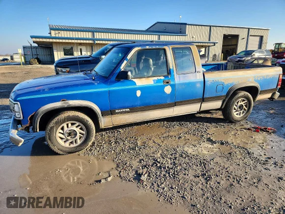 ✅ 1993 Dodge Dakota • VIN: 1B7FL23X1PS264820 • Lot: 76405875. Listed on Copart with 282,093 mi. Free auction sales archive from the USA and detailed vehicle history report at DreamBid. Image 1.