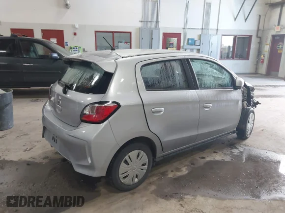 ✅ 2022 Mitsubishi Mirage ES • VIN: ML32AUHJ0NH002031 • Лот: 41654897. Опубліковано раніше на IAAI з пробігом 42 863 миль. Безкоштовний доступ до архіву аукціонних продажів зі США та докладний звіт про історію автомобіля на DreamBid. Зображення 4.