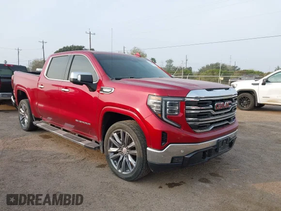 ✅ 2023 GMC Sierra 1500 SLT • VIN: 3GTPHDED5PG228494 • Lot: 44118846. Listed on IAAI with 49,293 mi. Free auction sales archive from the USA and detailed vehicle history report at DreamBid. Image 1.