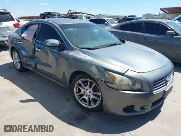 ✅ 2009 Nissan Maxima SV • VIN: 1N4AA51E99C861297 • Lot: 42815419. Listed on IAAI with 154,915 mi. Free auction sales archive from the USA and detailed vehicle history report at DreamBid. Image 1.