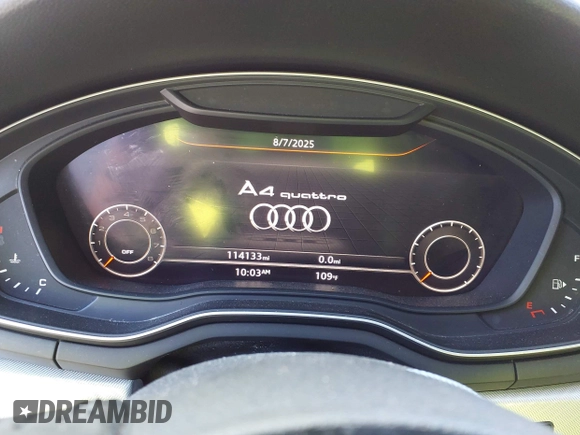 ✅ 2017 Audi A4 Premium Plus • VIN: WAUENAF4XHN027368 • Lot: 42704648. Wystawiony na IAAI z przebiegiem 114 133 mil. Bezpłatny archiwum sprzedaży aukcyjnych z USA i szczegółowy raport historii pojazdu na DreamBid. Zdjęcie 7.