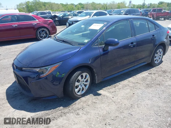 ✅ 2020 Toyota Corolla LE • VIN: JTDEPRAE7LJ046424 • Lot: 45025151. Wystawiony na IAAI z przebiegiem 65 556 mil. Bezpłatny archiwum sprzedaży aukcyjnych z USA i szczegółowy raport historii pojazdu na DreamBid. Zdjęcie 2.