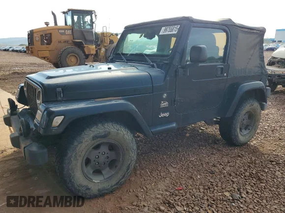 ✅ 2003 Jeep Wrangler Sahara • VIN: 1J4FA59S73P374703 • Лот: 99755815. Опубликован ранее на Copart с пробегом 126 908 миль. Бесплатный доступ к архиву аукционных продаж из США и подробный отчёт об истории автомобиля на DreamBid. Изображение 1.