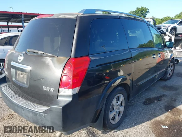 ✅ 2007 Nissan Quest SE • VIN: 5N1BV28UX7N112438 • Lot: 42579078. Wystawiony na IAAI z przebiegiem 113 805 mil. Bezpłatny archiwum sprzedaży aukcyjnych z USA i szczegółowy raport historii pojazdu na DreamBid. Zdjęcie 4.