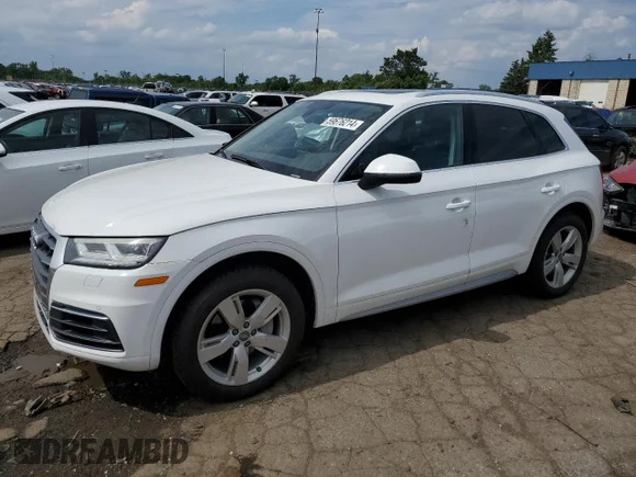 ✅ 2018 Audi Q5 Premium Plus • VIN: WA1BNAFY9J2007106 • Лот: 59676214. Опубликован ранее на Copart с пробегом 55 029 миль. Бесплатный доступ к архиву аукционных продаж из США и подробный отчёт об истории автомобиля на DreamBid. Изображение 1.