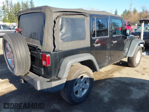 ✅ 2014 Jeep Wrangler Unlimited Sport • VIN: 1C4BJWDG1EL149653 • Lot: 44142608. Wystawiony na IAAI z przebiegiem 192 168 mil. Bezpłatny archiwum sprzedaży aukcyjnych z USA i szczegółowy raport historii pojazdu na DreamBid. Zdjęcie 4.