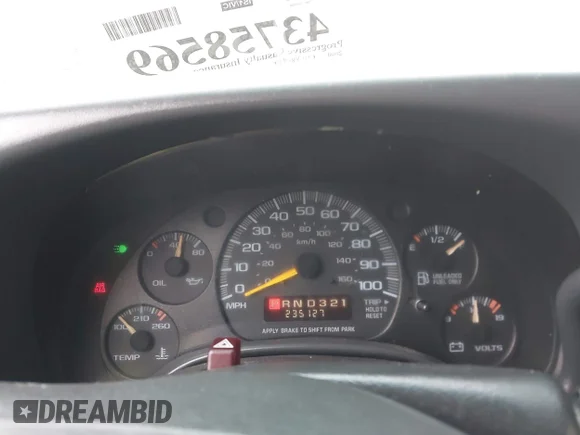 ✅ 2000 Chevrolet Express Cargo • VIN: 1GCFG25M0Y1230818 • Лот: 43758569. Опубліковано раніше на IAAI з пробігом 235 127 миль. Безкоштовний доступ до архіву аукціонних продажів зі США та докладний звіт про історію автомобіля на DreamBid. Зображення 7.