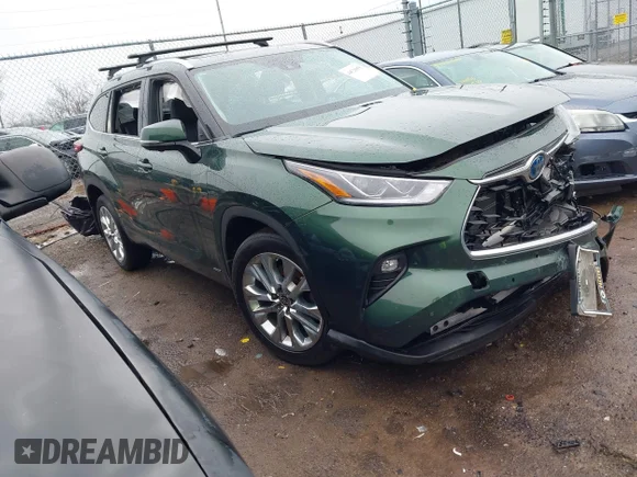✅ 2023 Toyota Highlander Hybrid Limited • VIN: 5TDXBRCH9PS564297 • Лот: 44520858. Опубликован ранее на IAAI с пробегом 29 521 миль. Бесплатный доступ к архиву аукционных продаж из США и подробный отчёт об истории автомобиля на DreamBid. Изображение 1.