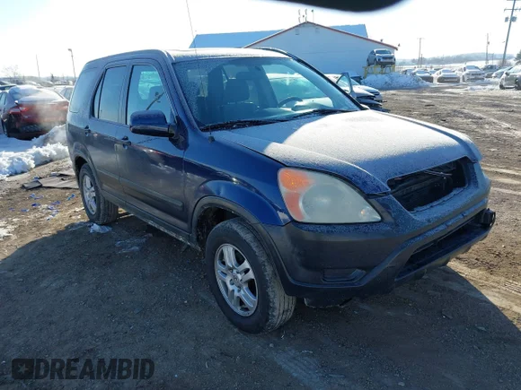 ✅ 2003 Honda CR-V EX • VIN: SHSRD77843U132628 • Lot: 44306065. Listed on IAAI with 266,162 mi. Free auction sales archive from the USA and detailed vehicle history report at DreamBid. Image 1.