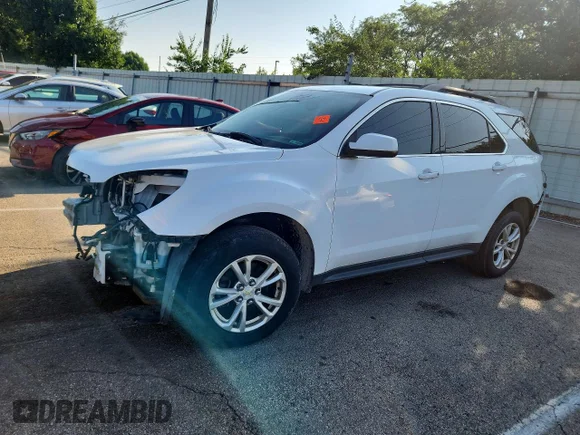 ✅ 2017 Chevrolet Equinox LT • VIN: 2GNALCEK2H1568085 • Лот: 60419926. Опубликован ранее на Copart с пробегом 153 550 миль. Бесплатный доступ к архиву аукционных продаж из США и подробный отчёт об истории автомобиля на DreamBid. Изображение 1.