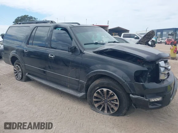 ✅ 2015 Ford Expedition Max XLT • VIN: 1FMJK1HT4FEF05565 • Лот: 43350349. Опубліковано раніше на IAAI з пробігом 168 436 миль. Безкоштовний доступ до архіву аукціонних продажів зі США та докладний звіт про історію автомобіля на DreamBid. Зображення 1.