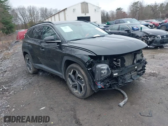 ✅ 2024 Hyundai Tucson Limited • VIN: KM8JECD17RU216858 • Лот: 44859088. Опубліковано раніше на IAAI з пробігом 55 420 миль. Безкоштовний доступ до архіву аукціонних продажів зі США та докладний звіт про історію автомобіля на DreamBid. Зображення 1.