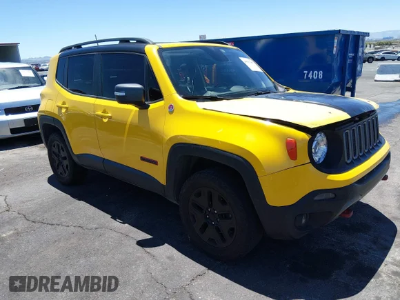 ✅ 2018 Jeep Renegade Trailhawk • VIN: ZACCJBCB2JPH60977 • Lot: 45517306. Wystawiony na IAAI z przebiegiem 99 036 mil. Bezpłatny archiwum sprzedaży aukcyjnych z USA i szczegółowy raport historii pojazdu na DreamBid. Zdjęcie 1.