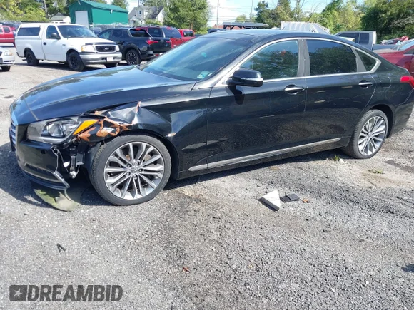✅ 2015 Hyundai Genesis 3.8L • VIN: KMHGN4JEXFU081264 • Лот: 43384651. Опубліковано раніше на IAAI з пробігом 117 276 миль. Безкоштовний доступ до архіву аукціонних продажів зі США та докладний звіт про історію автомобіля на DreamBid. Зображення 2.