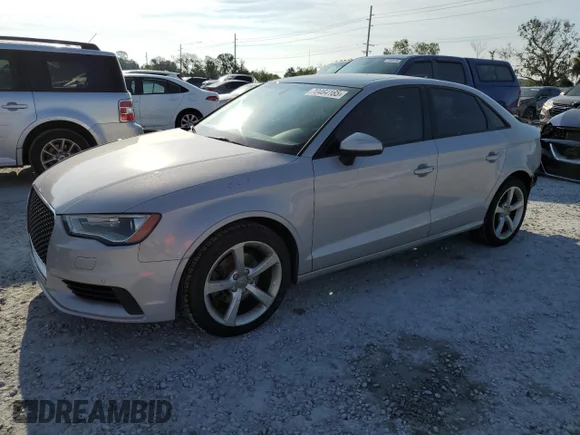 ✅ 2015 Audi A3 Premium • VIN: WAUACGFF0F1080402 • Lot: 70464165. Listed on Copart with 131,210 mi. Free auction sales archive from the USA and detailed vehicle history report at DreamBid. Image 1.